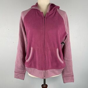 NWT St John’s Bay Fleece Full Zip Hoodie Size M